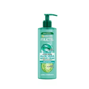 ( حیاط خلوت ) کرم مو فر گارنیر گره گشا مغذی استایل 48 ساعته بدون آبکشی aloe vera air dry cream