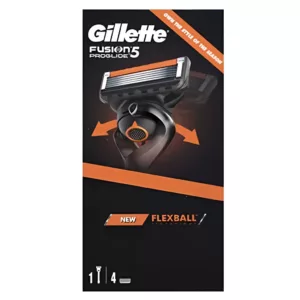 تیغ اصلاح حرفه ای یدک خور ژیلت به همراه ۴یدک مدل fusion5 proglide