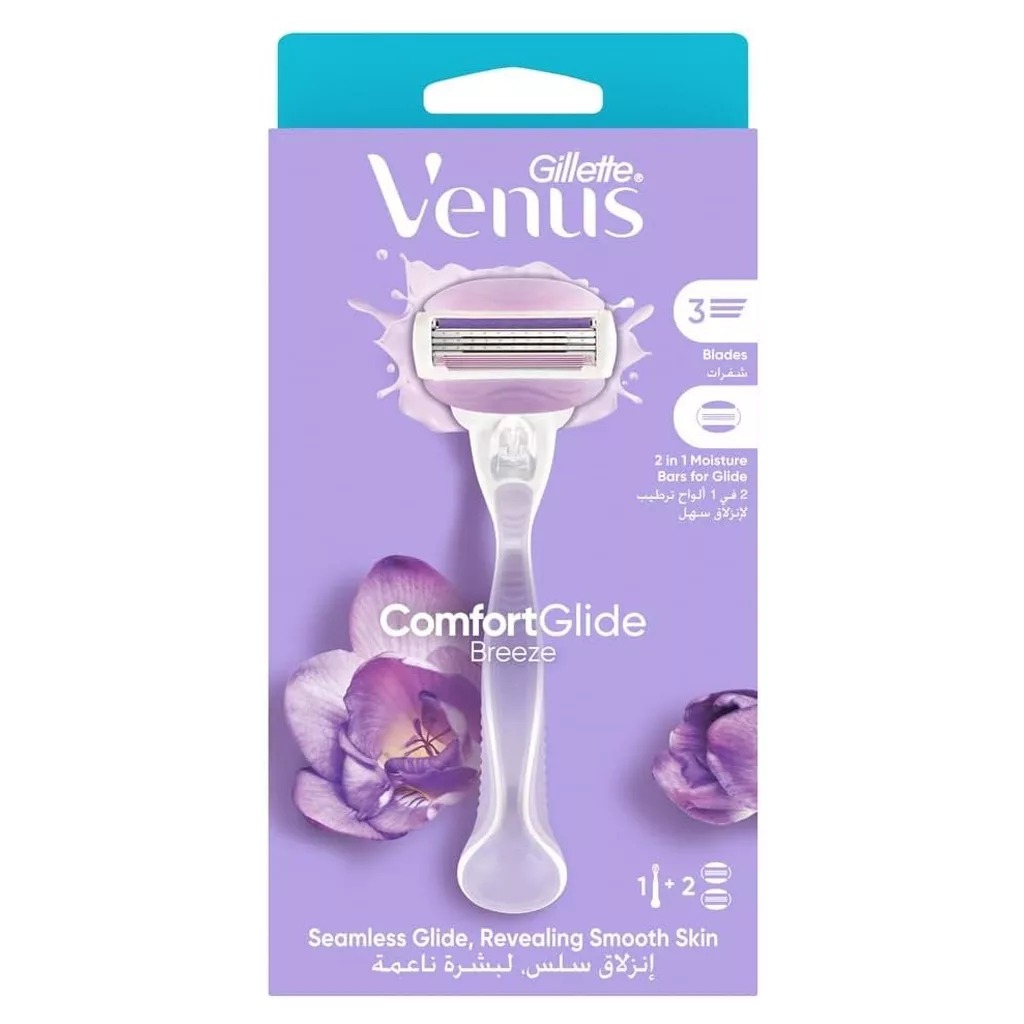 تيغ اصلاح یدک خور ژیلت مدل venusbcomfort glid breez تيغ اصلاح یدک خور ژیلت مدل venusbcomfort glid breez