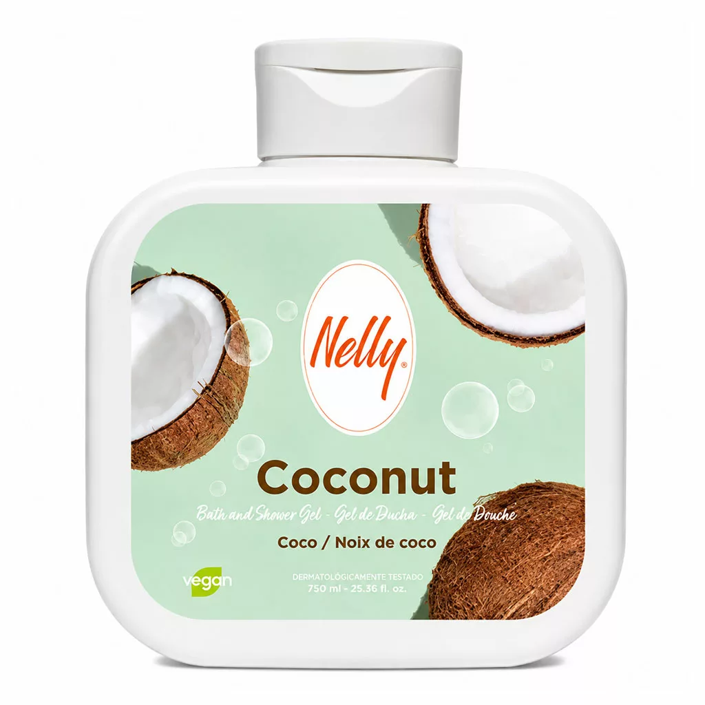 شامپو بدن نلی مدل coconut شامپو بدن نلی مدل coconut