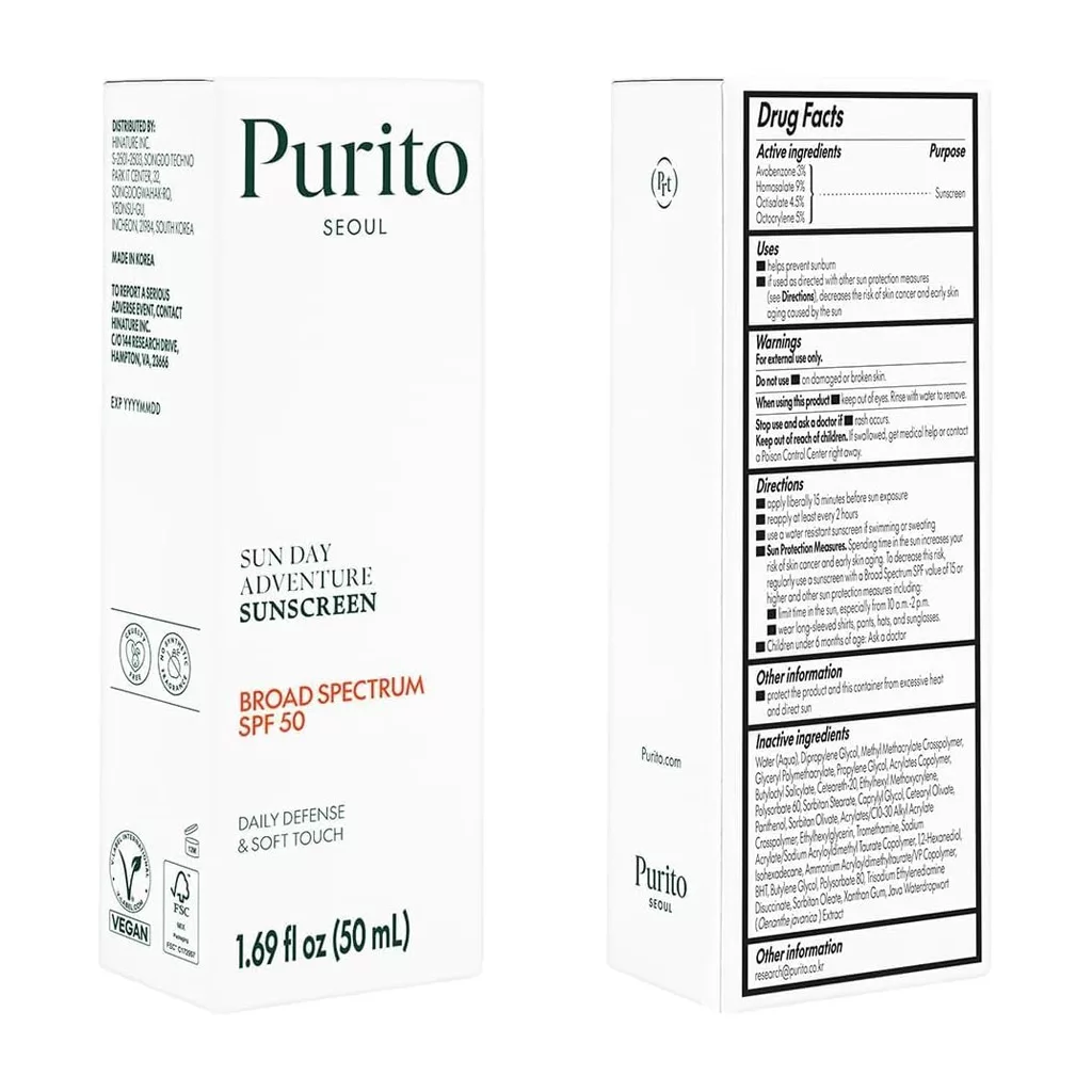 ضد آفتاب سان دی ادونچر پیوریتو PURITO Sun Day Adventure SPF 50