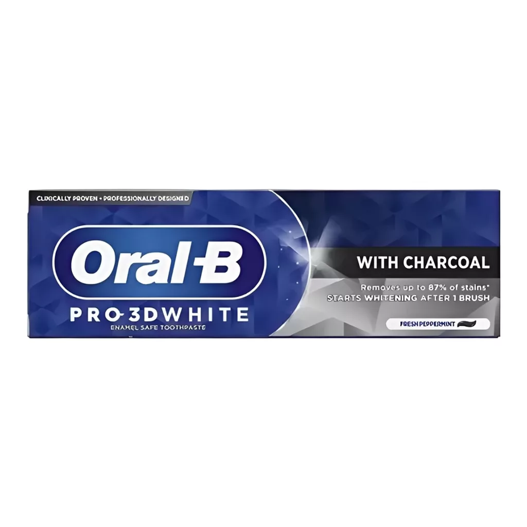 خمیر دندان سفید کننده ذغالی اورال Oral-B Charcoal