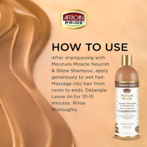 نرم کننده موی فر افریکن پراید عسل کوکونات Honey ,chocolate,coconut oil CONDITIONER