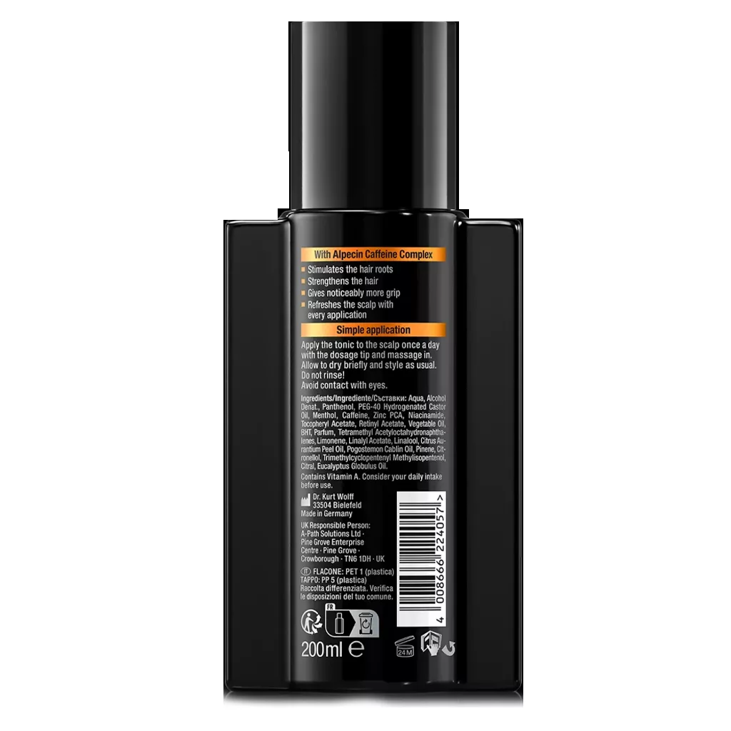 سرم تونیک مو آلپسین کافئین بوستر Alpecin CAFFEIN HAIR BOOSTER