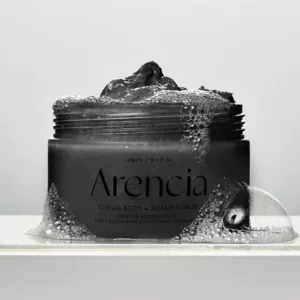 اسکراب کف سر و بدن آرنسیا لایه بردار پاکسازی آبرسان دوکاره بلک تی BLACK TEA & YUZU
