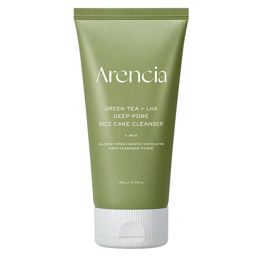 کلینزر شوینده آرنسیا رایس کیک گرین تی GREEN TEA+LHA DEEP PORE RICE CAKE+BHA