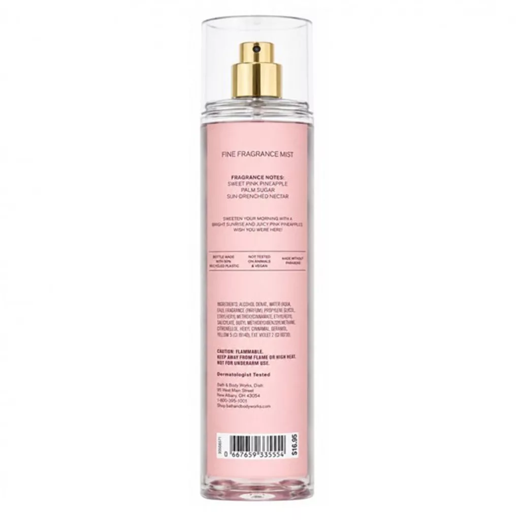 بادی میست pink chiffon بث اند بادی ورکز