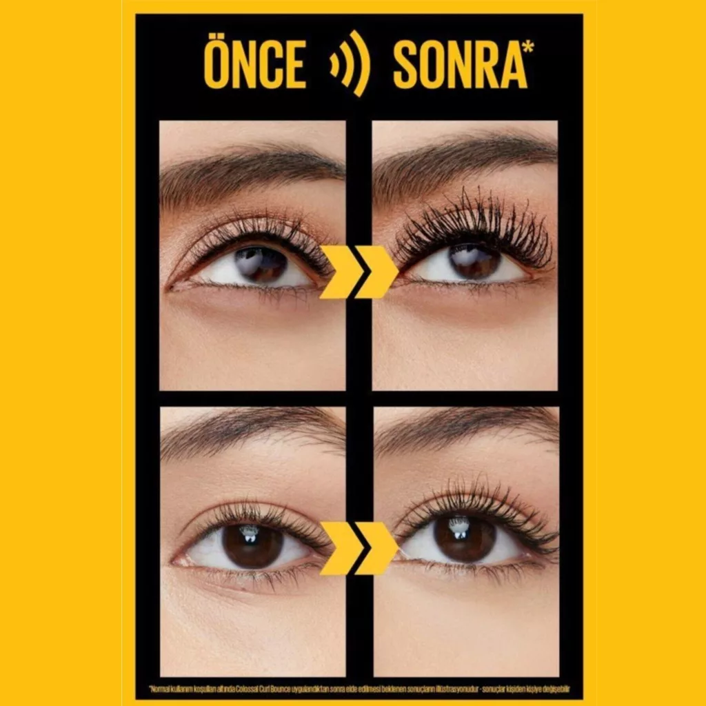 ریمل کرل میبلین CURL BOUNCE the COLOSSAL MAYBELLINE