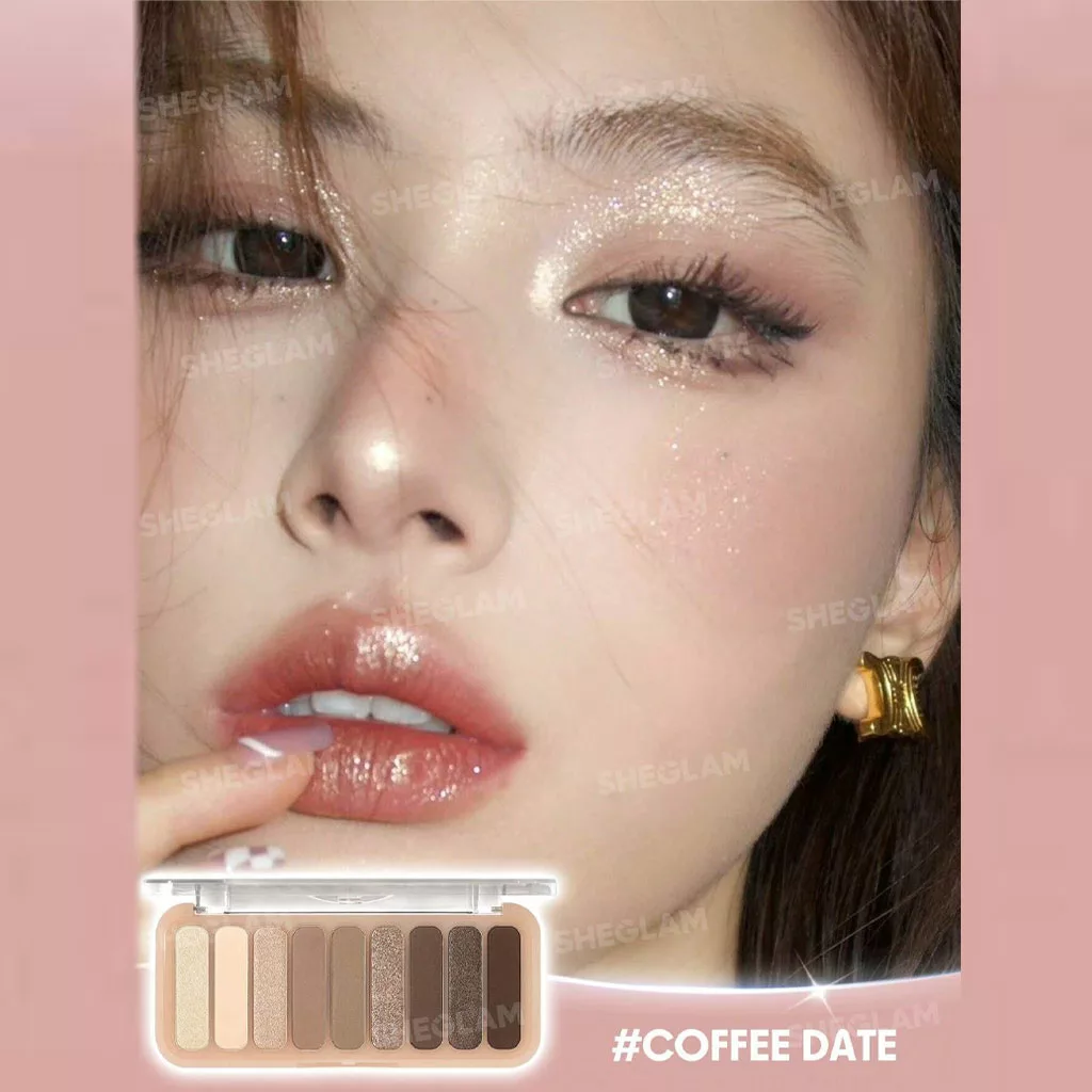 پالت سایه چشم ۸ رنگ شیگلم مدل SHEGLAM Coffee Date Palette