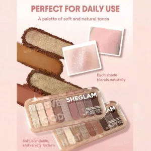 پالت سایه چشم ۸ رنگ شیگلم مدل SHEGLAM Coffee Date Palette