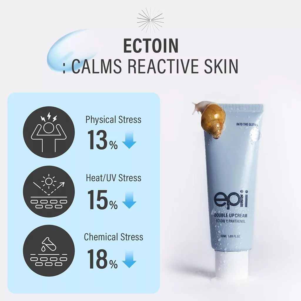 دابل کرم آب اکتویین و پانتنول epii اپی ECTOIN & PANTHENOL DOUBLE UP CREAM