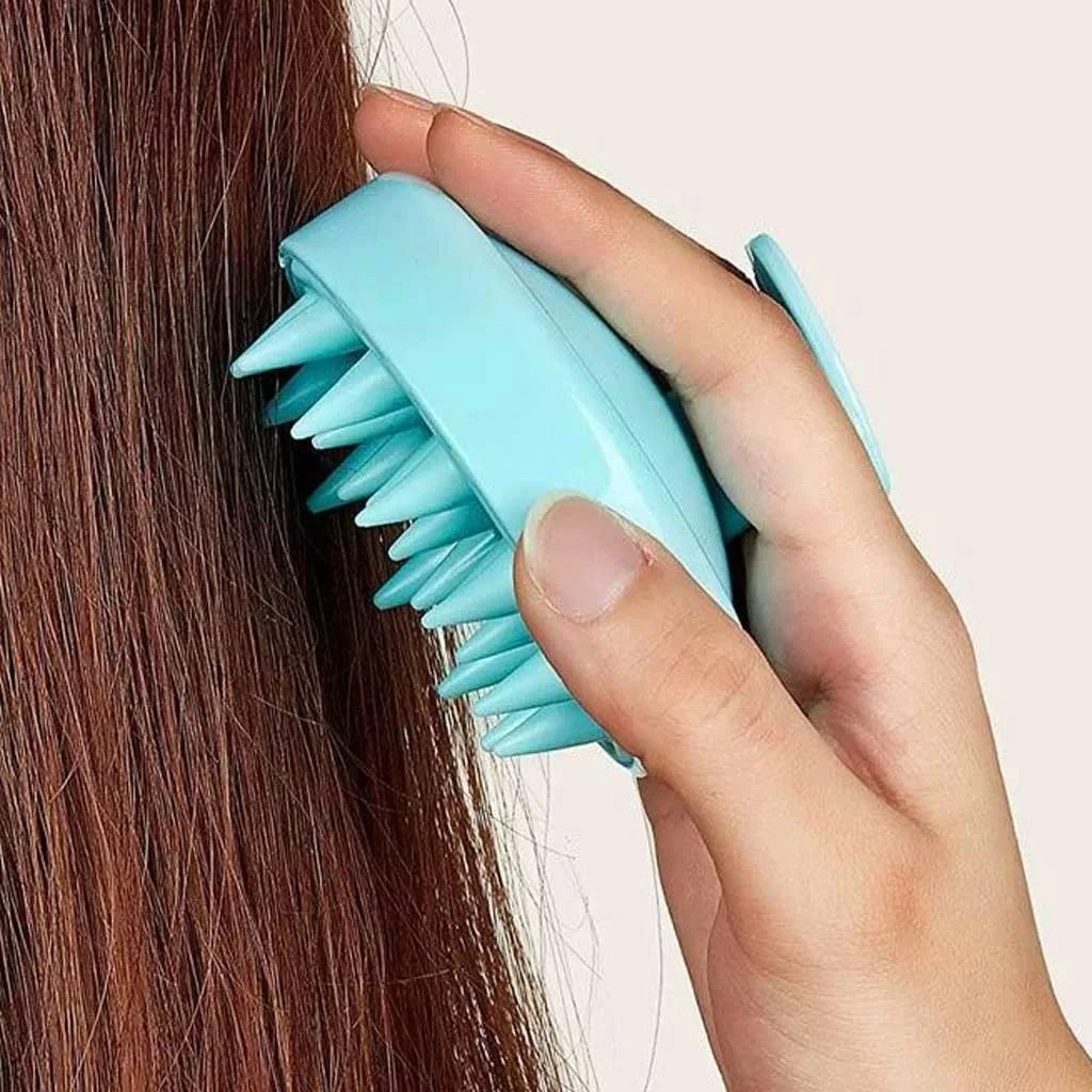 براش هیربرست شستشو کف سر لایه برداری ماساژور آرامش دهنده Scalp Stimulating Massage Brush