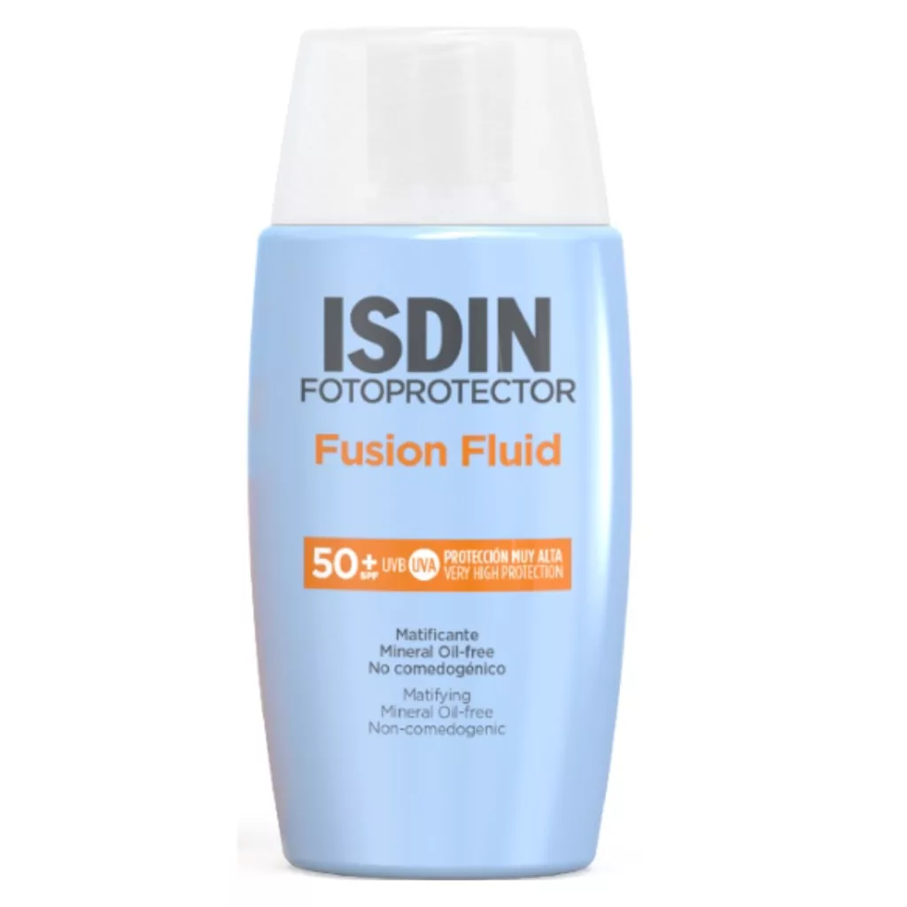 ضدآفتاب فلوییدی ایزدین oil free بدون چربی SPF50 مینرال MINERAL