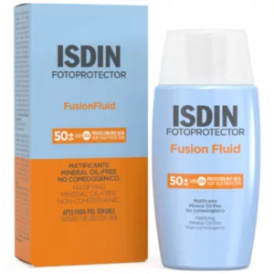 ضدآفتاب فلوییدی ایزدین oil free بدون چربی SPF50 مینرال MINERAL