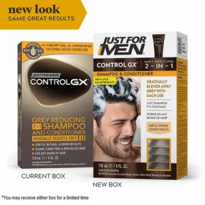 شامپو رنگ خاکستری جاست فور من controlGX