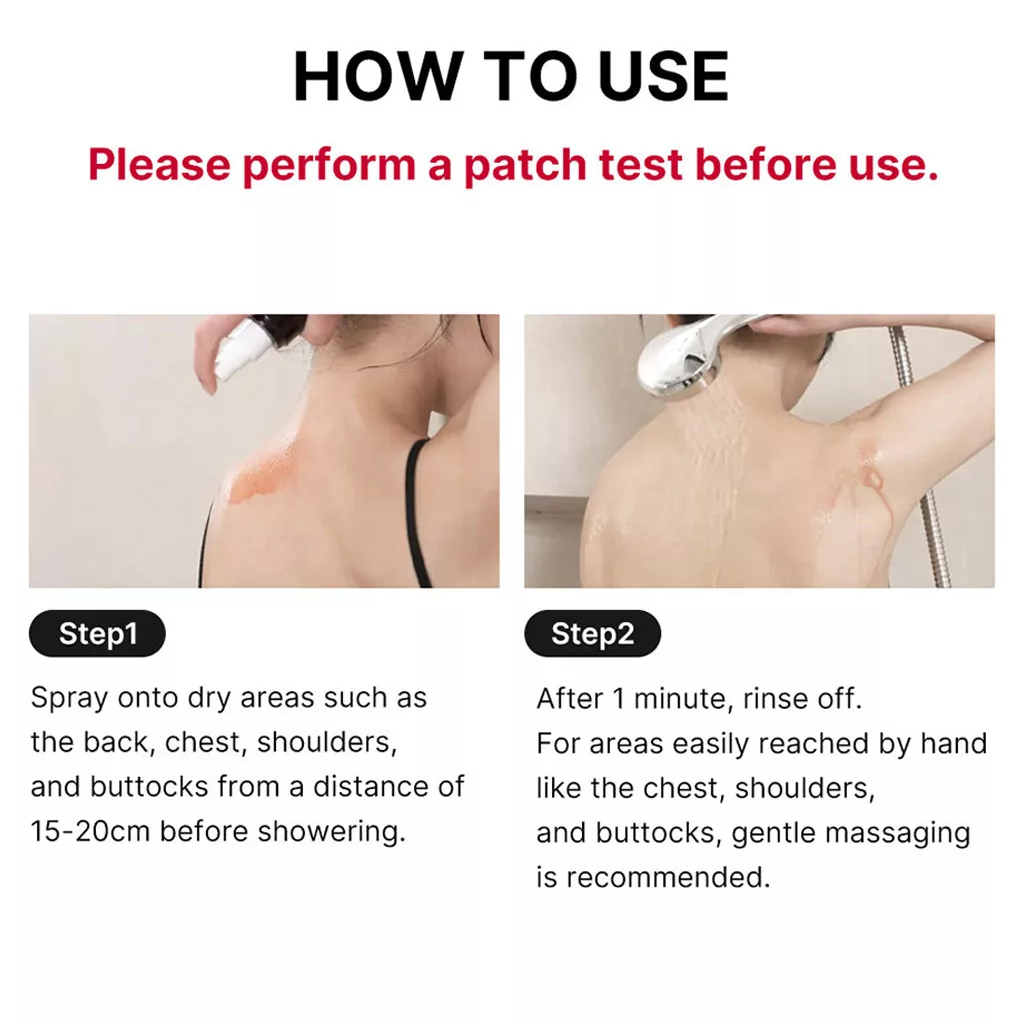 اسپری لایه بردار ضد جوش بدن مدی کیوب پیل شات RED ACNE BODY PEEL SHOT