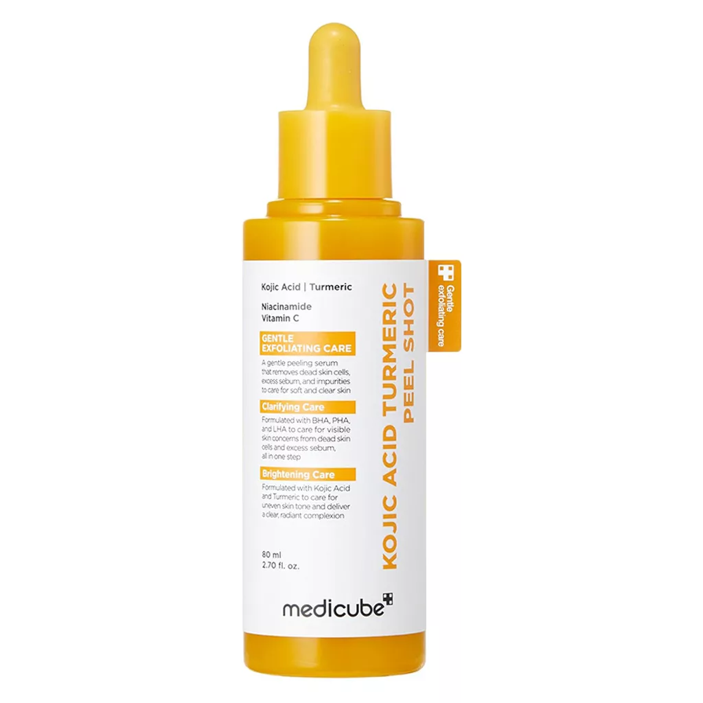 سرم لایه بردار ملایم مدی کیوب کوجیک اسید زردچوبه KOJIC ACID TURMERIC PEEL SHOT