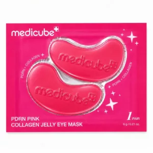 پچ زیر چشم ژلی مدی کیوب PDRN PINK COLLAGEN GELLY EYE MASK