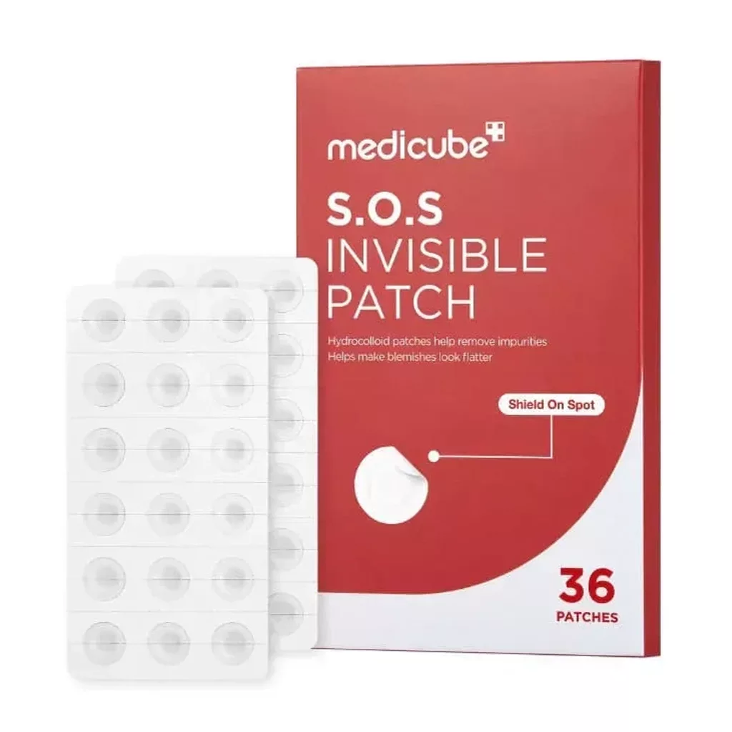 پچ ضد جوش نامرئی مدی کیوب S.O.S INVISIBLE PATCH medicube پچ ضد جوش نامرئی مدی کیوب S.O.S INVISIBLE PATCH medicube