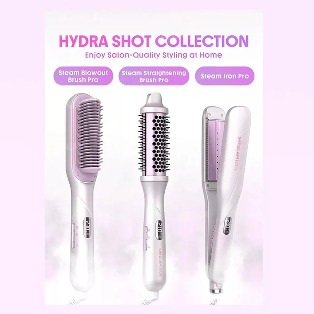 برس گرد حرارتی بخار دار شیگلم Hydra Shot Steam Blowout Brush Pro
