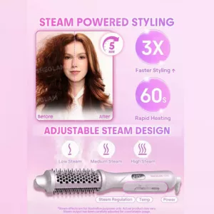برس گرد حرارتی بخار دار شیگلم Hydra Shot Steam Blowout Brush Pro