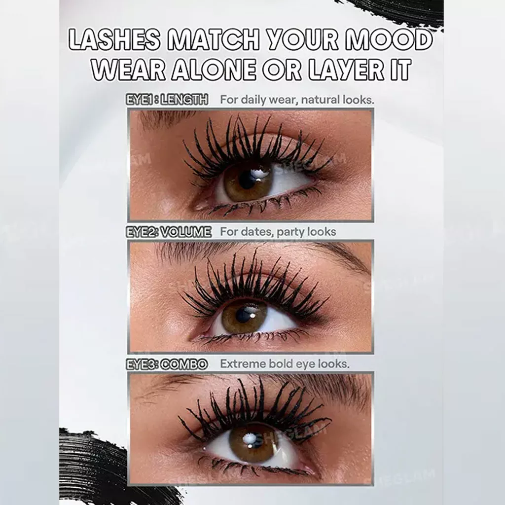 ریمل حجم دهنده و بلند کننده شیگلم TWIST TOP VOLUME & LENGTH MASCARA