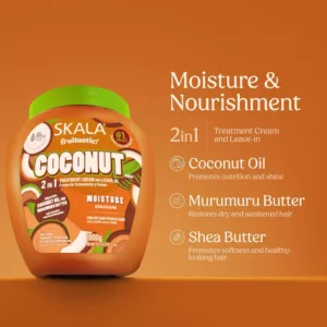 کرم مو فر اسکالا حالت دهنده و آبرسان و تغذیه کننده عمیق نارگیل SKALA COCONUT 2in1