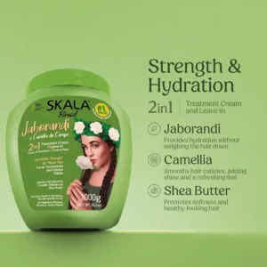 کرم مو حالت دهنده و ضدریزش مو اسکالا SKALA Jaborandi 2in1 Camelia do Campo