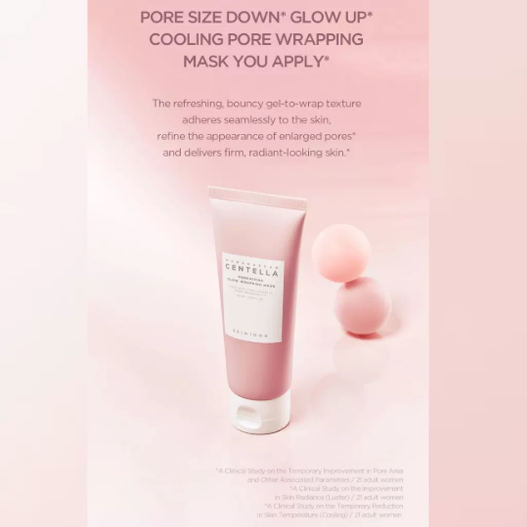 ماسک منافذ سنتلا Poremizing GLOW WAPPING MASK اسکین 1004 ماداگاسکار