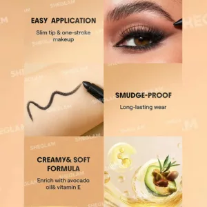 خط چشم سرمه شیگلم مشکی KOHL CREAM EYELINER SHEGLAM