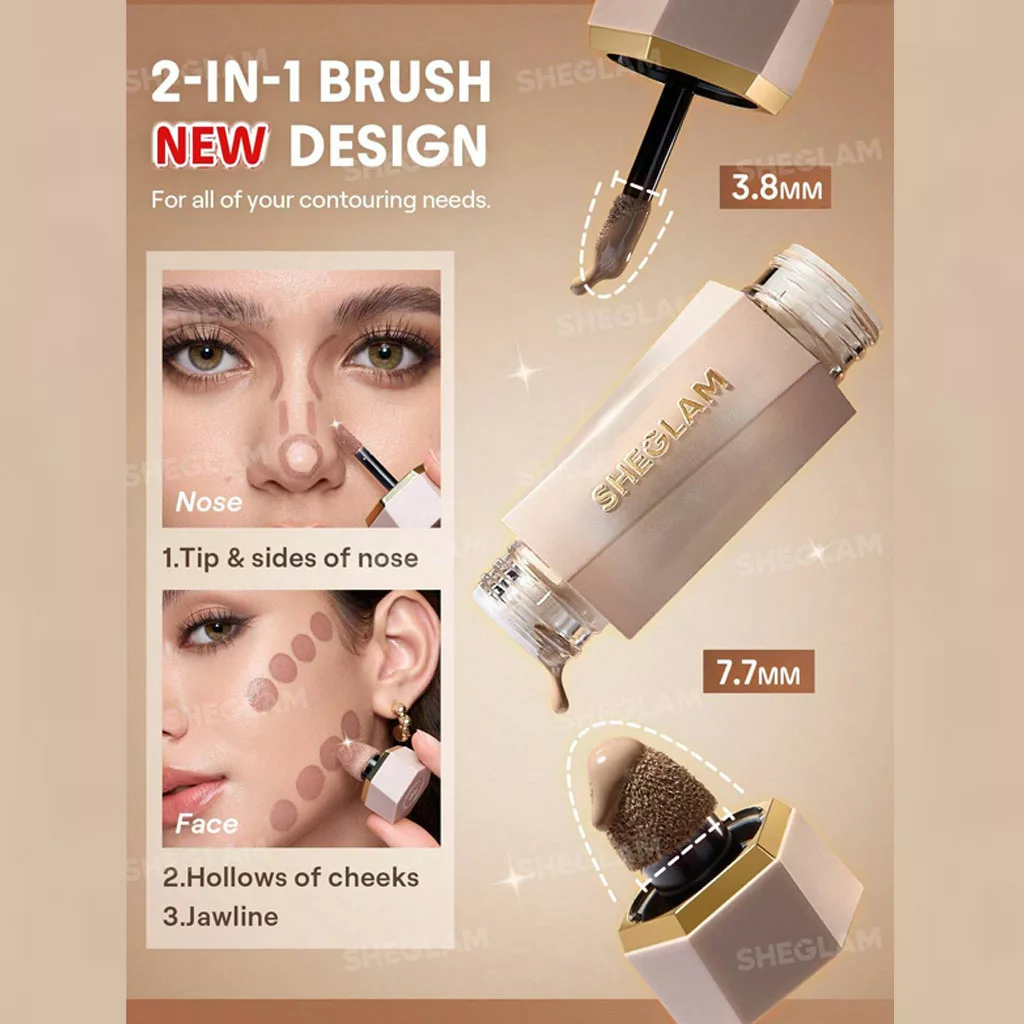 کانتور مایع دو سر شیگلم PRECSION SCULPT LIQUID CONTOUR DUO