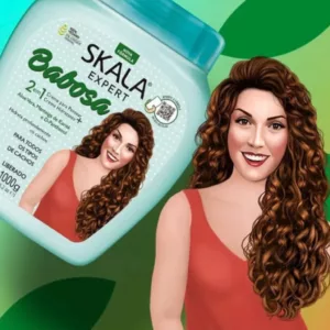 کرم مو فر اسکالا حالت دهنده و آبرسان عمیق ساقه درخشان کننده 2کاره SKALA Babosa 2in1