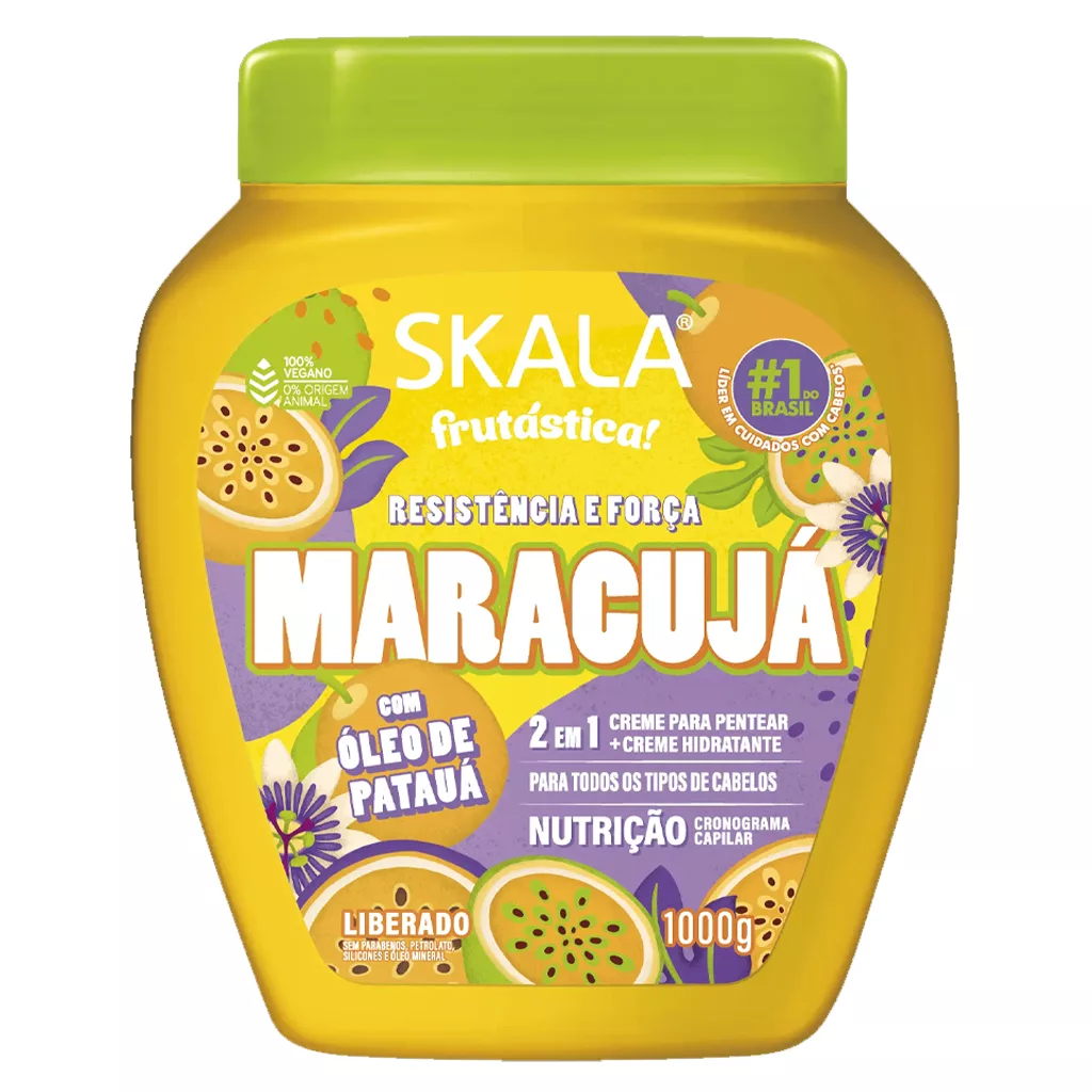 ماسک مو و کرم مو فراسکالا ماراکوجا آبرسان و تغذیه کننده مو با روغن پاتائوآ SKALA MARACUJA ماسک مو و کرم مو فراسکالا ماراکوجا آبرسان و تغذیه کننده مو با روغن پاتائوآ SKALA MARACUJA