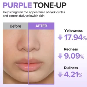 کرم ضد آفتاب tone up بیوتی آف جوسئون بنفش یکدست کننده رنگ پوست