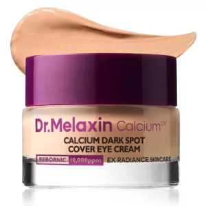 دور چشم ضد لک و پف دکتر ملاکسین کلسیم درمانی dr melaxin cemenrete calcium dark spot eye