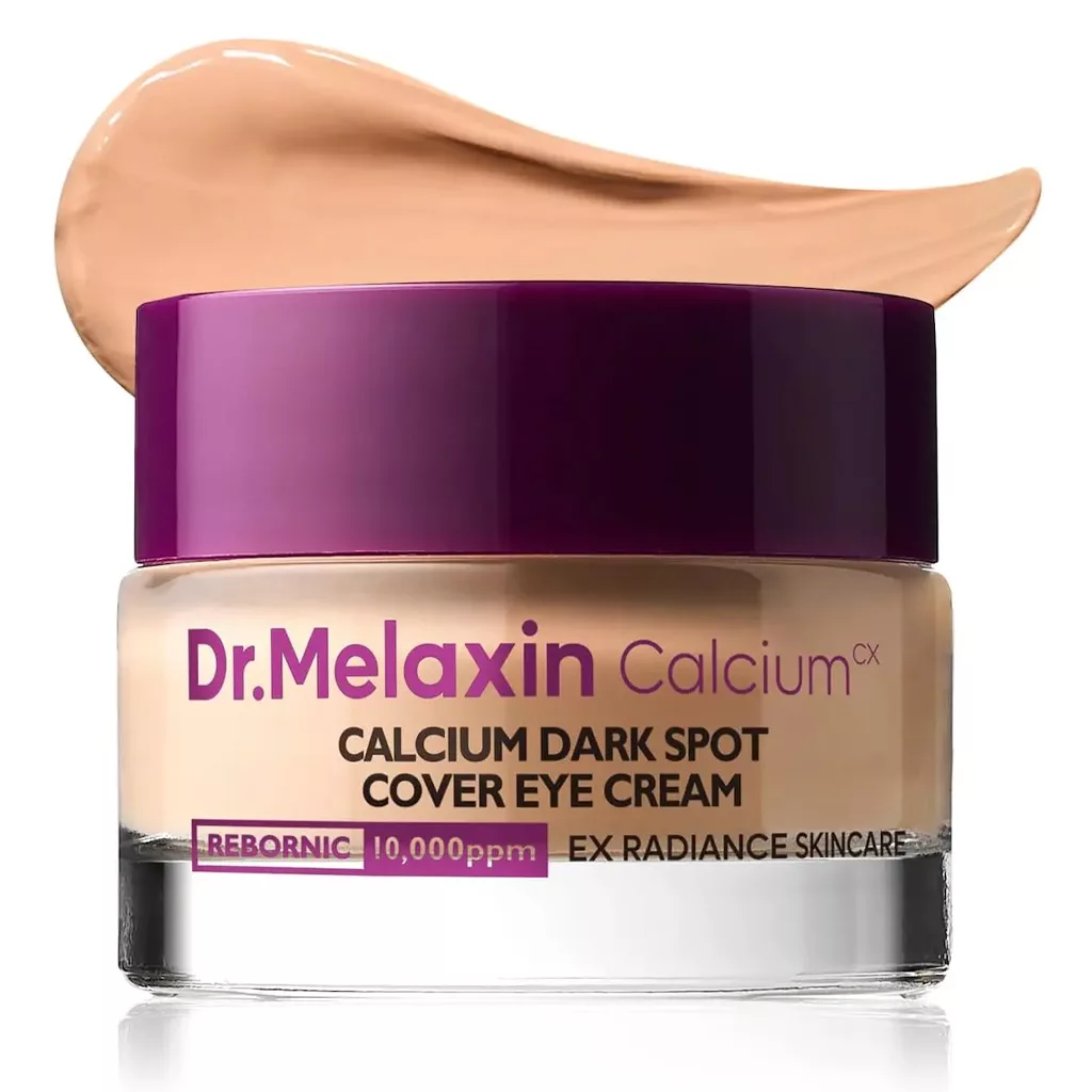 دور چشم ضد لک و پف دکتر ملاکسین کلسیم درمانی dr melaxin cemenrete calcium dark spot eye