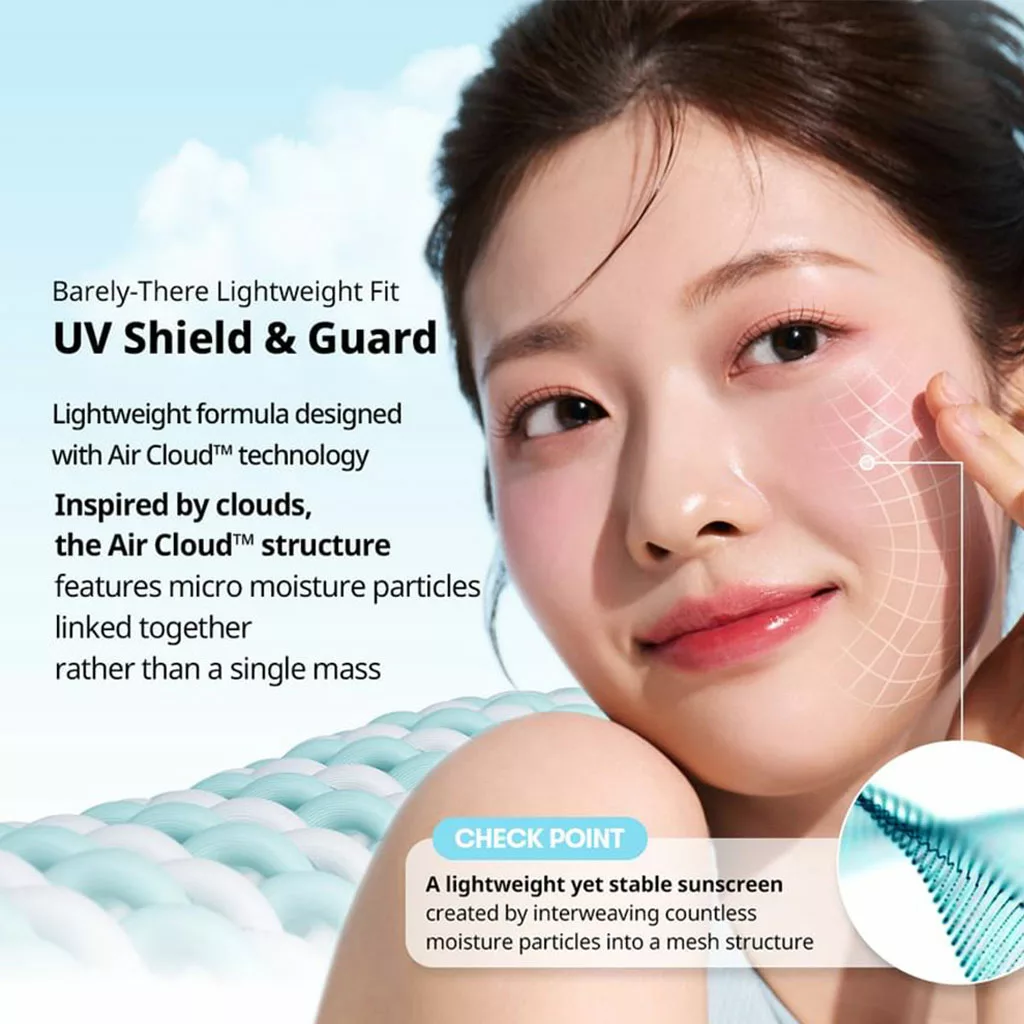 ضد آفتاب PDRN ایر کلود VT COSMETIC سبک Air Cloud
