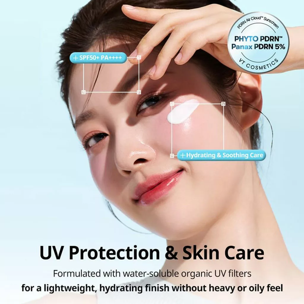 ضد آفتاب PDRN ایر کلود VT COSMETIC سبک Air Cloud
