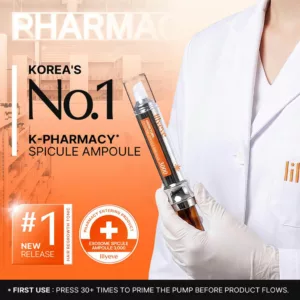 سرم ضدریزش مو لیلیوئه lilyeve و رویش مجدد لی لی یوئه GROW:TURN EXOSOME SPICULE AMPOULE 3000