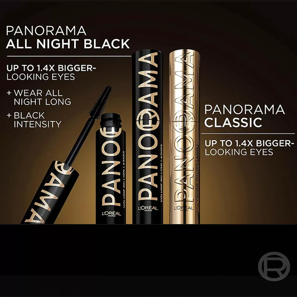 ریمل پانوراما لوریل مشکی NIGHT BLACK( لورآل ) پاناروما L’Oréal Panorama Mascara