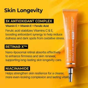 کرم دور چشم فرولیک اسید MELA-C.E دکتر ملاکسین DR.MELAXIN FRULIC EYE CREAM