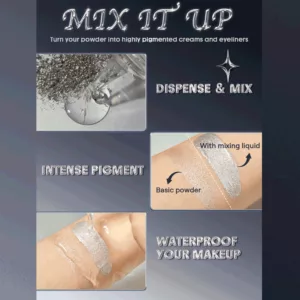 مایع میکس کننده آرایش شیگلم و روشن‌ کننده کرم پودر metamorphosis mixing liquid