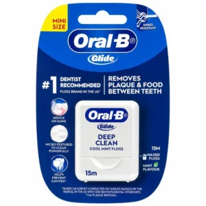 نخ دندان اورال بی Oral-B Glide DEEP CLEAN COOL MINT FLOOS متراژ15