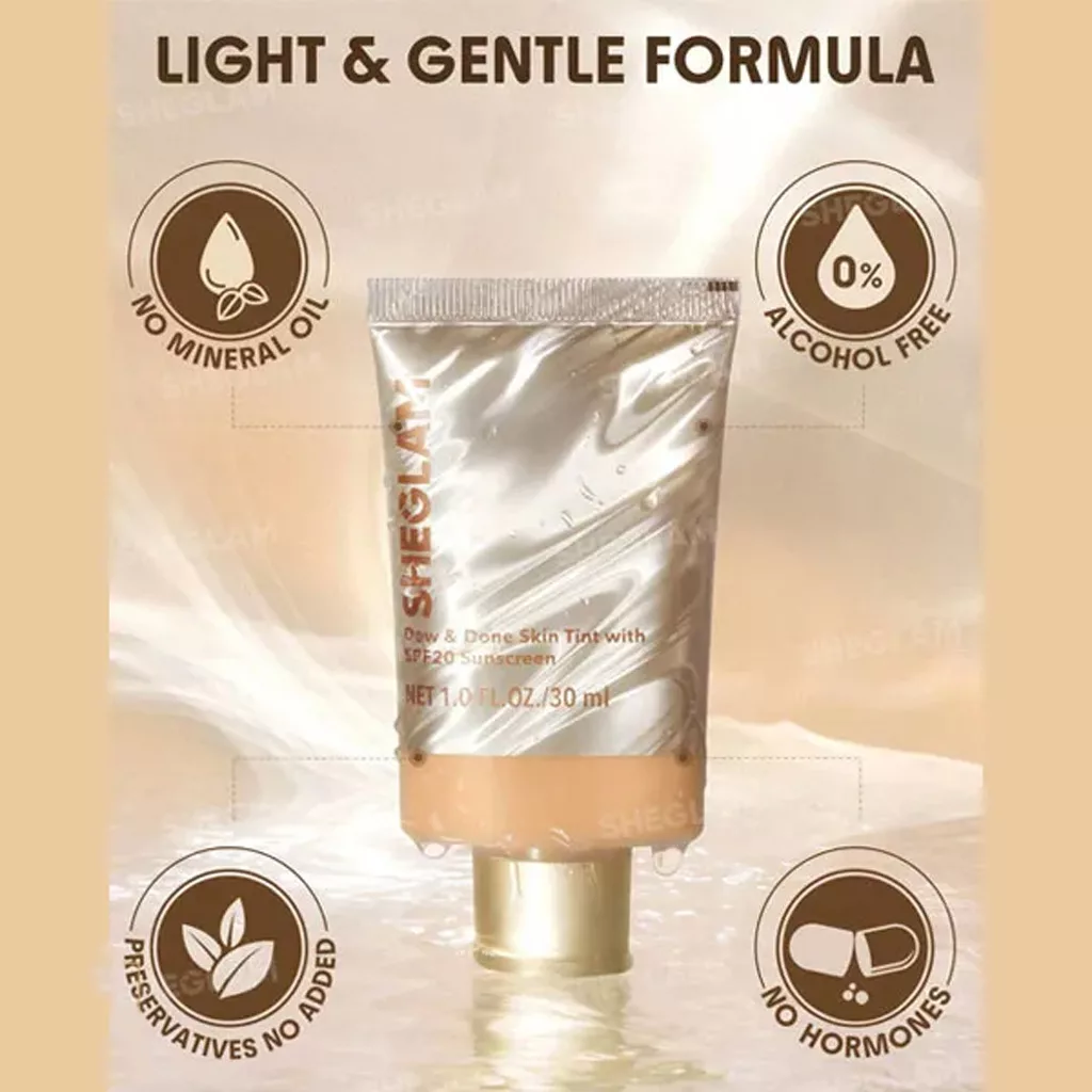 تینت پوستی شیگلم با ضدآفتاب SPF20