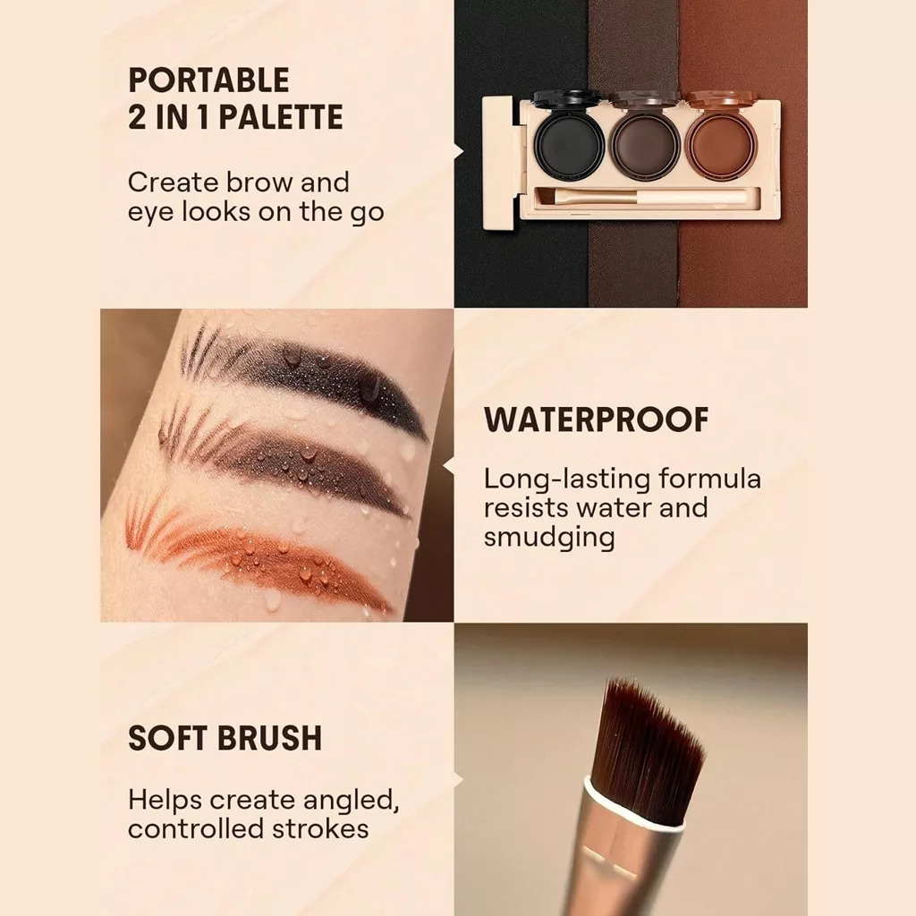 ژل ابرو و خط چشم شیگلم sheglam streamline brow & eyeliner gel