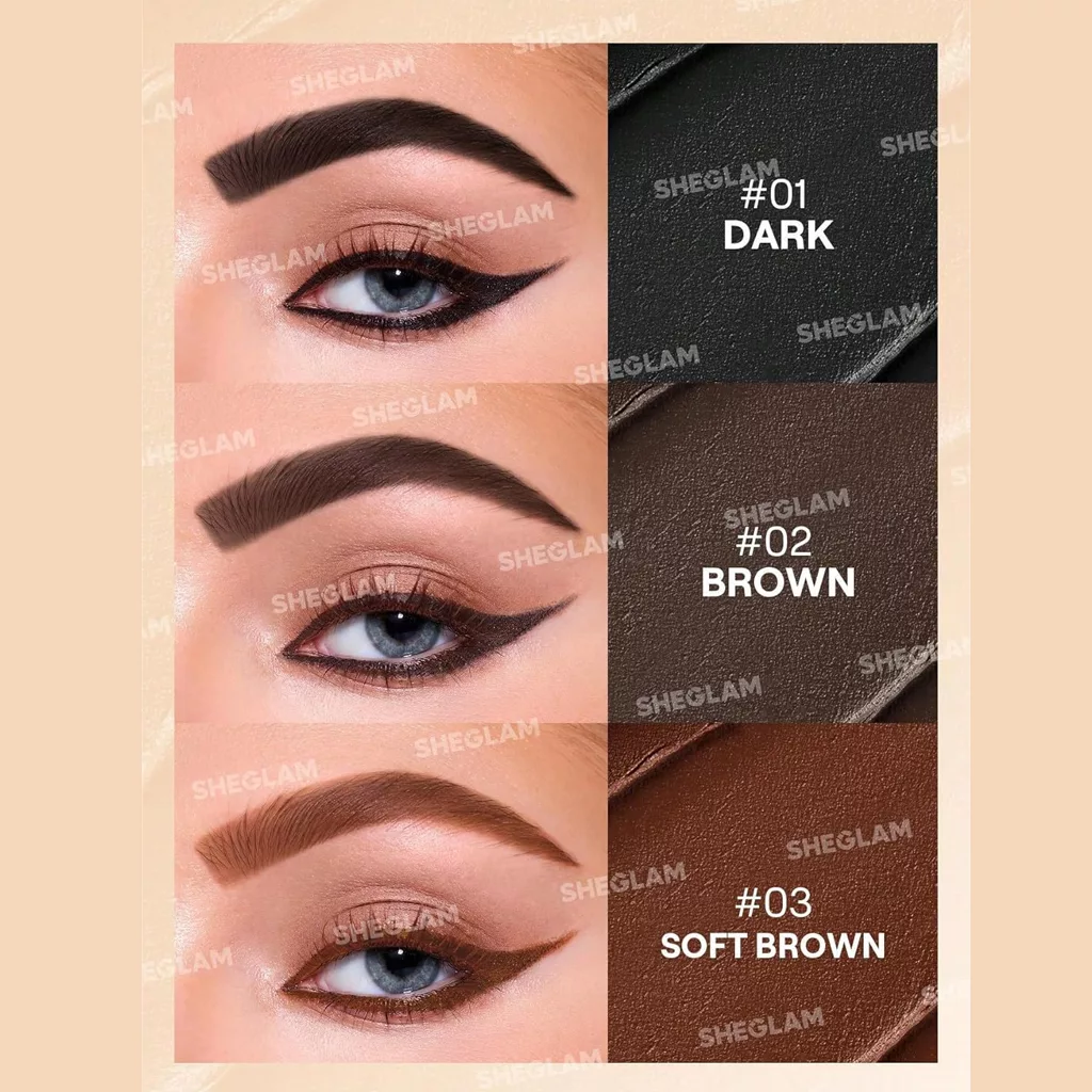 ژل ابرو و خط چشم شیگلم sheglam streamline brow & eyeliner gel