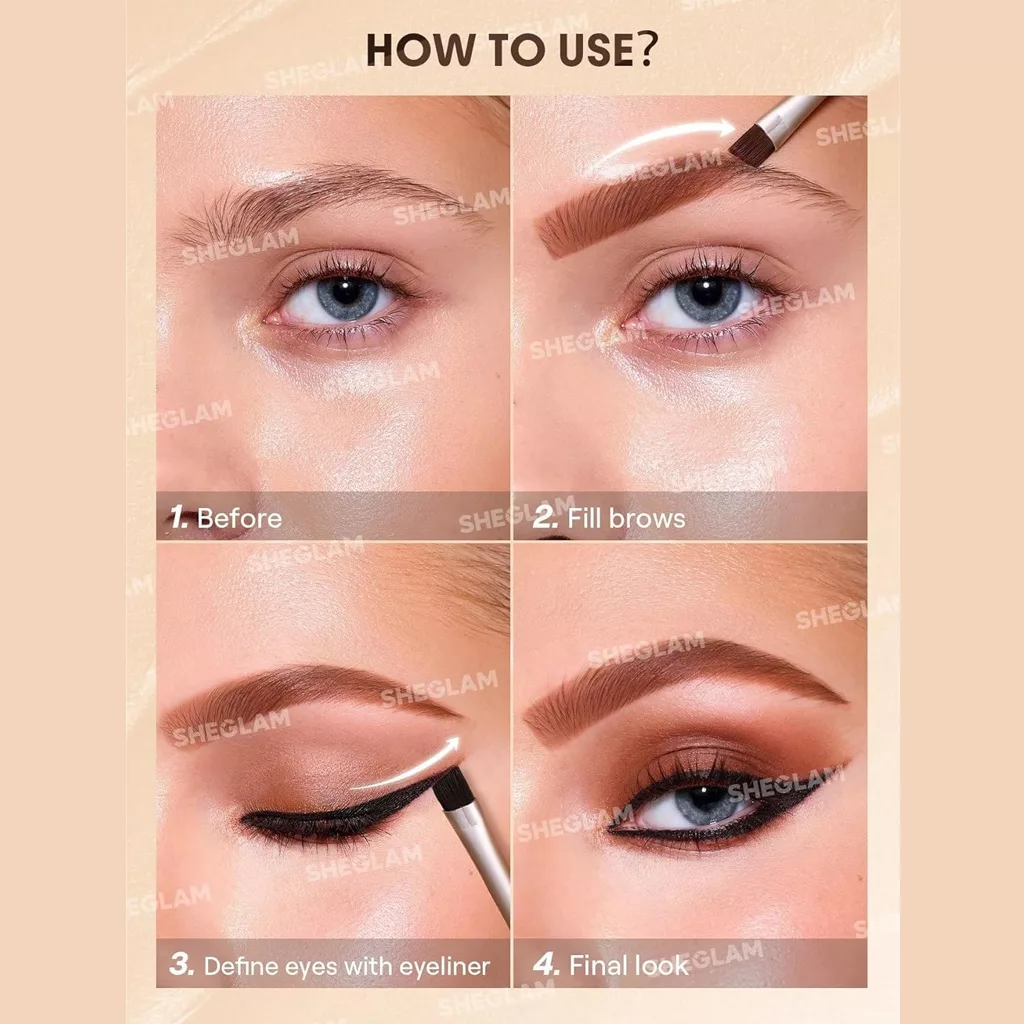 ژل ابرو و خط چشم شیگلم sheglam streamline brow & eyeliner gel