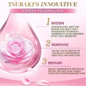 ماسک مو تسوباکی پریمیوم صورتی TSUBAKI PREMIUM REPAIR MASK
