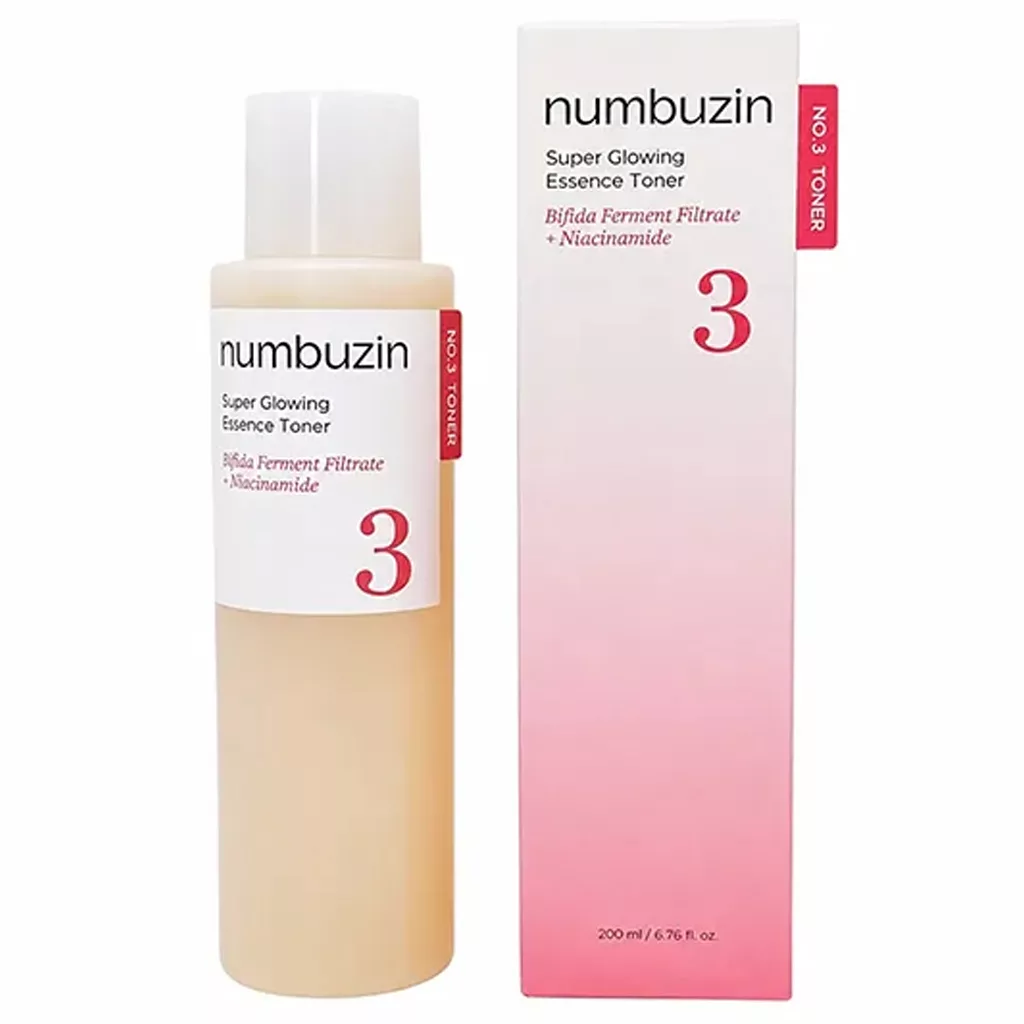 تونر اسنس شماره 3 نامبوزین گلو نیاسینامید Numbuzin super Essence Toner 3 تونر اسنس شماره 3 نامبوزین گلو نیاسینامید Numbuzin super Essence Toner 3