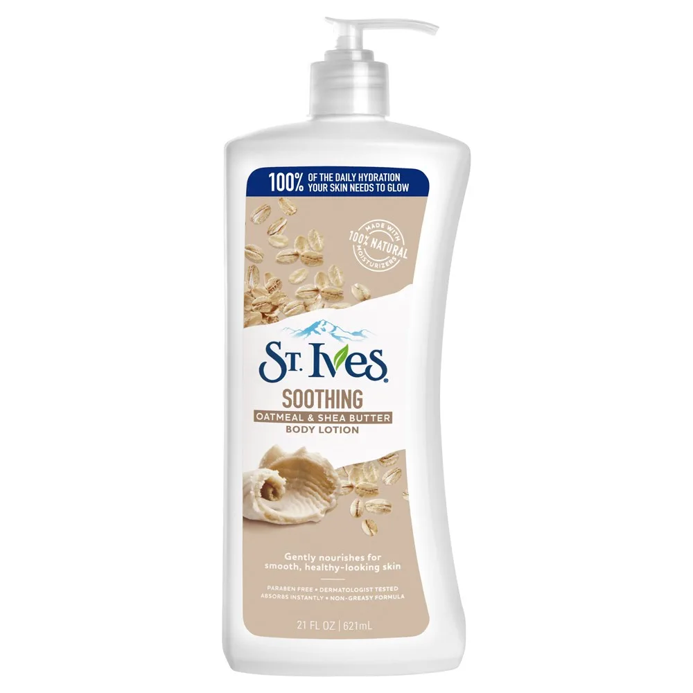 لوسیون بدن جو دو سر و شی باتر سنت ایوز st.ives oat & shea butter body lotion لوسیون بدن جو دو سر و شی باتر سنت ایوز st.ives oat & shea butter body lotion